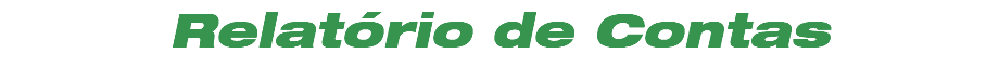 Relatório de Contas